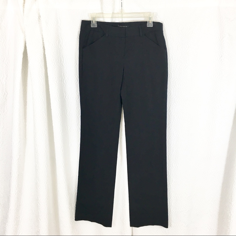 Theory straight leg navy chino dress pants